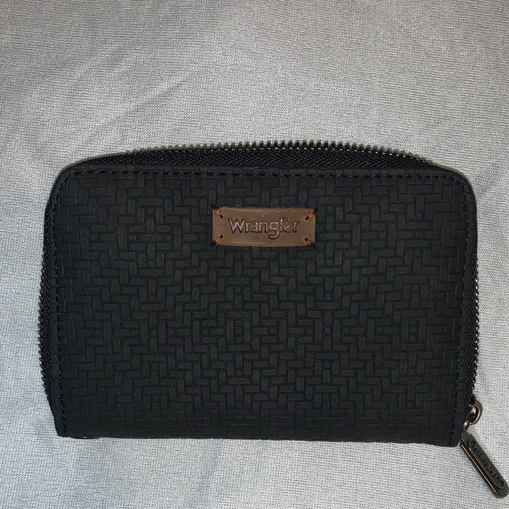 Wrangler Textured Black Wallet